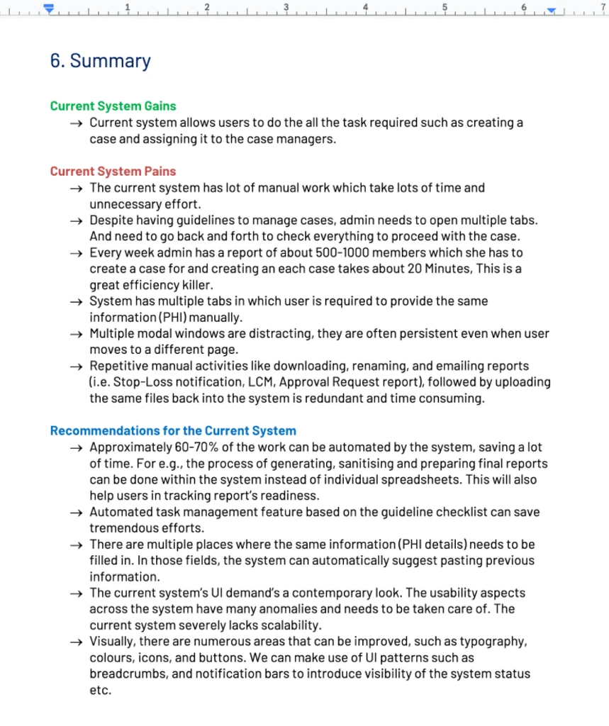 Research analysis — synthesised findings across roles